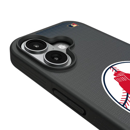 Boston Red Sox 1970-1975 - Cooperstown Collection Linen Bump Phone Case for Apple iPhone