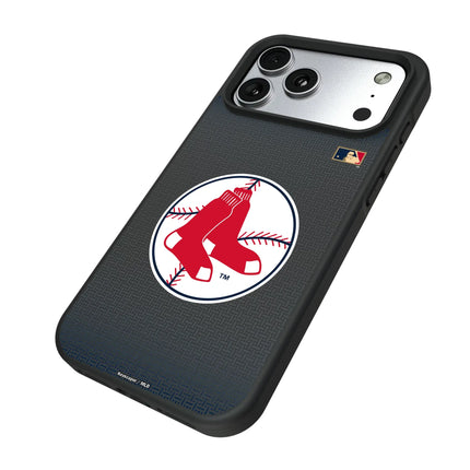 Boston Red Sox 1970-1975 - Cooperstown Collection Linen Bump Phone Case for Apple iPhone