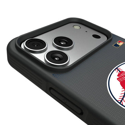 Boston Red Sox 1970-1975 - Cooperstown Collection Linen Bump Phone Case for Apple iPhone