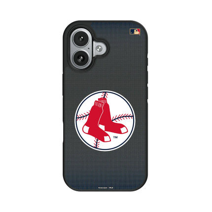 Boston Red Sox 1970-1975 - Cooperstown Collection Linen Bump Phone Case for Apple iPhone