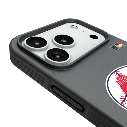Boston Red Sox 1970-1975 - Cooperstown Collection Linen Bump Phone Case for Apple iPhone