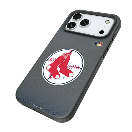 Boston Red Sox 1970-1975 - Cooperstown Collection Linen Bump Phone Case for Apple iPhone