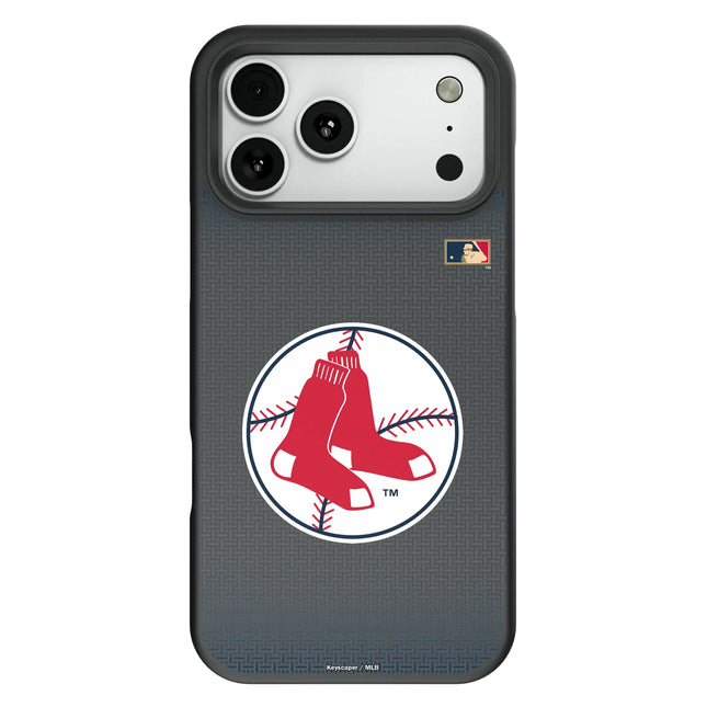 Boston Red Sox 1970-1975 - Cooperstown Collection Linen Bump Phone Case for Apple iPhone