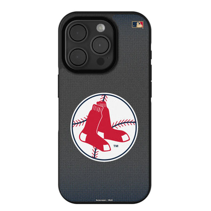 Boston Red Sox 1970-1975 - Cooperstown Collection Linen Bump Phone Case for Apple iPhone