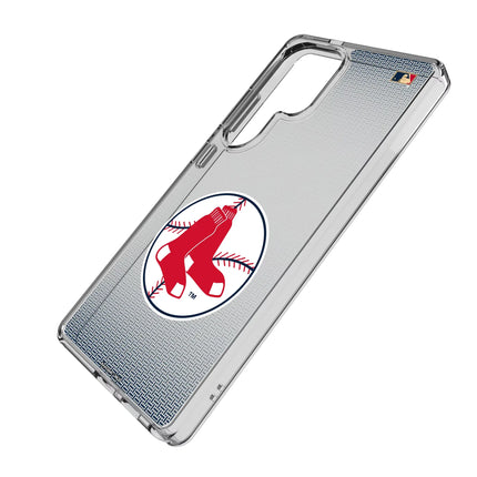 Boston Red Sox 1970-1975 - Cooperstown Collection Linen Clear Phone Case for Samsung Galaxy