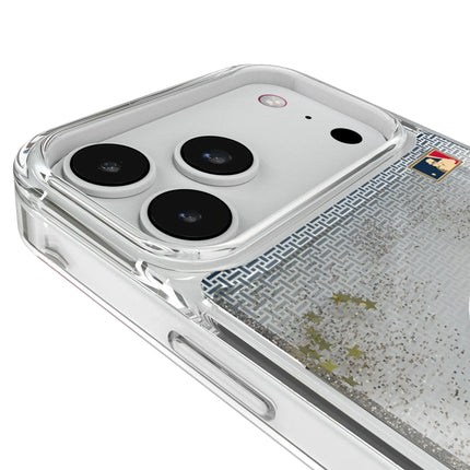 Boston Red Sox 1970-1975 - Cooperstown Collection Linen Glitter Phone Case for Apple iPhone