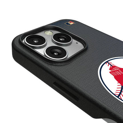 Boston Red Sox 1970-1975 - Cooperstown Collection Linen MagSafe Compatible Phone Case for Apple iPhone