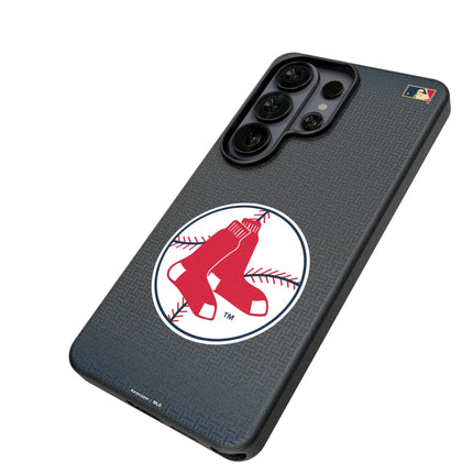 Boston Red Sox 1970-1975 - Cooperstown Collection Linen MagSafe Compatible Phone Case for Samsung Galaxy