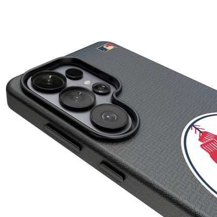 Boston Red Sox 1970-1975 - Cooperstown Collection Linen MagSafe Compatible Phone Case for Samsung Galaxy