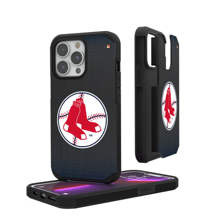 Boston Red Sox 1970-1975 - Cooperstown Collection Linen Rugged Phone Case for Apple iPhone