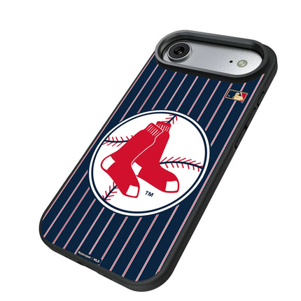 Boston Red Sox 1970-1975 - Cooperstown Collection Pinstripe Bump Phone Case for Apple iPhone