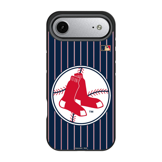 Boston Red Sox 1970-1975 - Cooperstown Collection Pinstripe Bump Phone Case for Apple iPhone