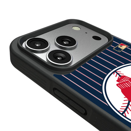 Boston Red Sox 1970-1975 - Cooperstown Collection Pinstripe Bump Phone Case for Apple iPhone