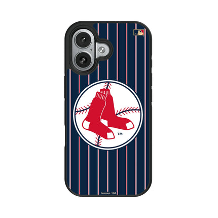 Boston Red Sox 1970-1975 - Cooperstown Collection Pinstripe Bump Phone Case for Apple iPhone