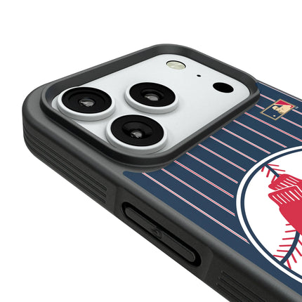 Boston Red Sox 1970-1975 - Cooperstown Collection Pinstripe Bump Phone Case for Apple iPhone