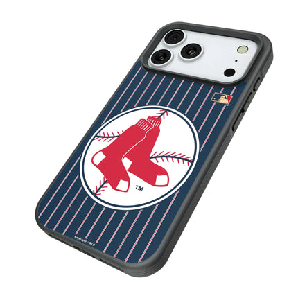 Boston Red Sox 1970-1975 - Cooperstown Collection Pinstripe Bump Phone Case for Apple iPhone
