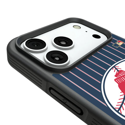 Boston Red Sox 1970-1975 - Cooperstown Collection Pinstripe Bump Phone Case for Apple iPhone
