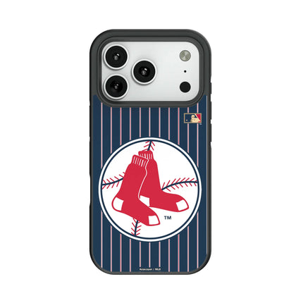 Boston Red Sox 1970-1975 - Cooperstown Collection Pinstripe Bump Phone Case for Apple iPhone