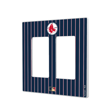 Boston Red Sox 1970-1975 - Cooperstown Collection Pinstripe Hidden-Screw Light Switch Plate