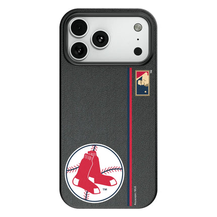 Boston Red Sox 1970-1975 - Cooperstown Collection Sidebar MagSafe Compatible Phone Case for Apple iPhone