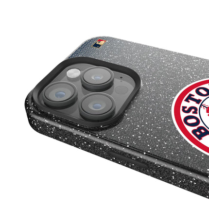 Boston Red Sox 1976-2008 - Cooperstown Collection Linen Black Bling Phone Case for Apple iPhone