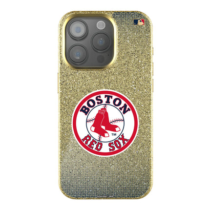 Boston Red Sox 1976-2008 - Cooperstown Collection Linen Bling Phone Case for Apple iPhone