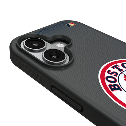 Boston Red Sox 1976-2008 - Cooperstown Collection Linen Bump Phone Case for Apple iPhone
