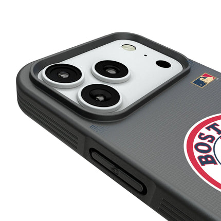 Boston Red Sox 1976-2008 - Cooperstown Collection Linen Bump Phone Case for Apple iPhone