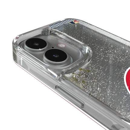 Boston Red Sox 1976-2008 - Cooperstown Collection Linen Glitter Phone Case for Apple iPhone