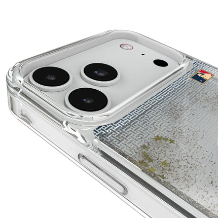 Boston Red Sox 1976-2008 - Cooperstown Collection Linen Glitter Phone Case for Apple iPhone