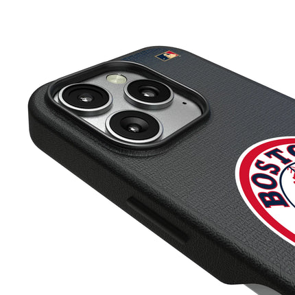 Boston Red Sox 1976-2008 - Cooperstown Collection Linen MagSafe Compatible Phone Case for Apple iPhone