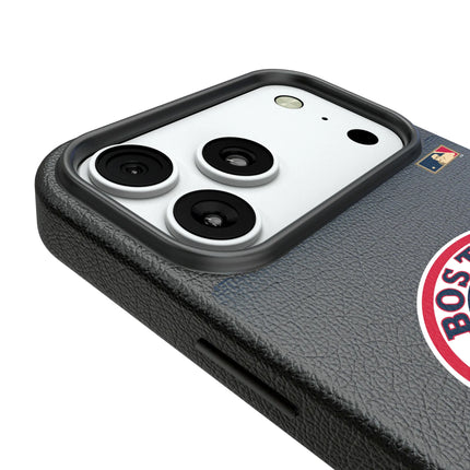Boston Red Sox 1976-2008 - Cooperstown Collection Linen MagSafe Compatible Phone Case for Apple iPhone
