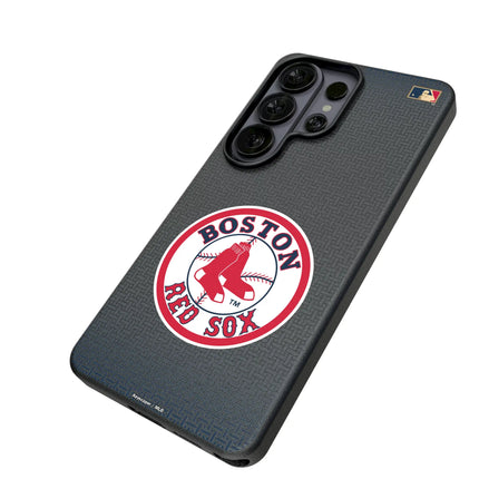 Boston Red Sox 1976-2008 - Cooperstown Collection Linen MagSafe Compatible Phone Case for Samsung Galaxy