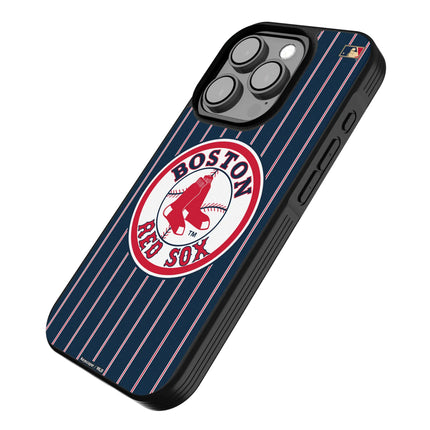 Boston Red Sox 1976-2008 - Cooperstown Collection Pinstripe Bump Phone Case for Apple iPhone