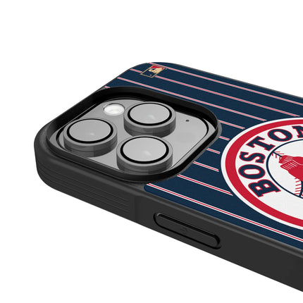 Boston Red Sox 1976-2008 - Cooperstown Collection Pinstripe Bump Phone Case for Apple iPhone