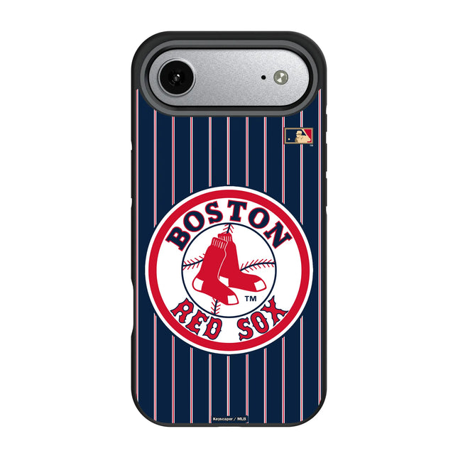 Boston Red Sox 1976-2008 - Cooperstown Collection Pinstripe Bump Phone Case for Apple iPhone