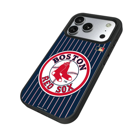 Boston Red Sox 1976-2008 - Cooperstown Collection Pinstripe Bump Phone Case for Apple iPhone