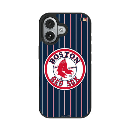 Boston Red Sox 1976-2008 - Cooperstown Collection Pinstripe Bump Phone Case for Apple iPhone