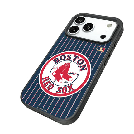 Boston Red Sox 1976-2008 - Cooperstown Collection Pinstripe Bump Phone Case for Apple iPhone