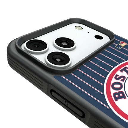 Boston Red Sox 1976-2008 - Cooperstown Collection Pinstripe Bump Phone Case for Apple iPhone