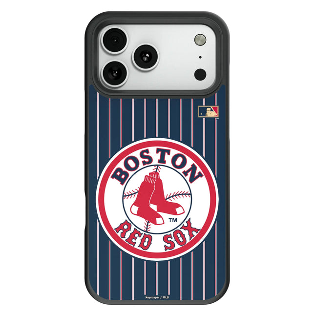 Boston Red Sox 1976-2008 - Cooperstown Collection Pinstripe Bump Phone Case for Apple iPhone
