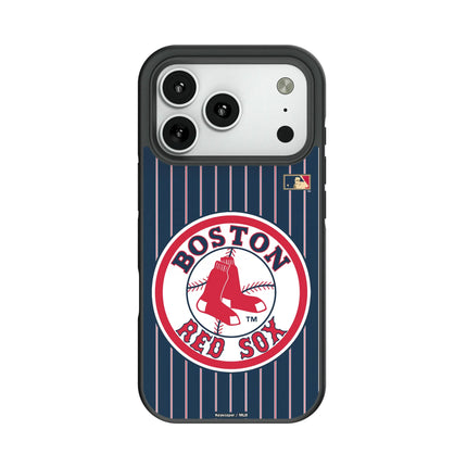 Boston Red Sox 1976-2008 - Cooperstown Collection Pinstripe Bump Phone Case for Apple iPhone