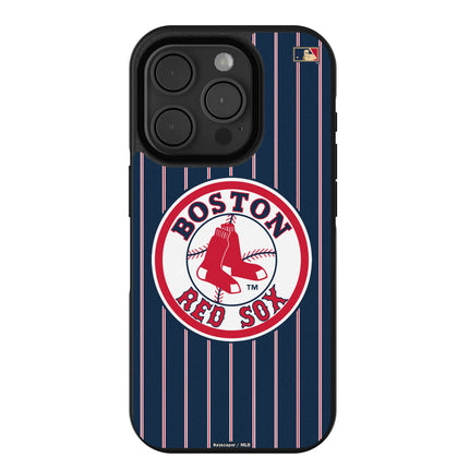 Boston Red Sox 1976-2008 - Cooperstown Collection Pinstripe Bump Phone Case for Apple iPhone