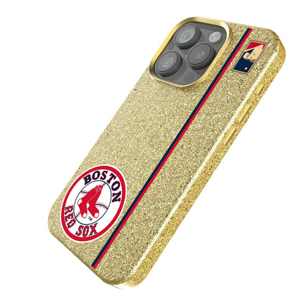 Boston Red Sox 1976-2008 - Cooperstown Collection Sidebar Bling Phone Case for Apple iPhone