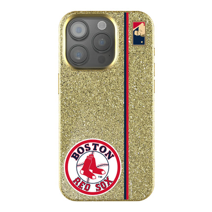 Boston Red Sox 1976-2008 - Cooperstown Collection Sidebar Bling Phone Case for Apple iPhone