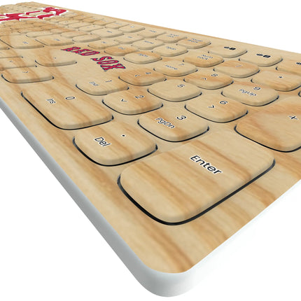 Boston Red Sox Baseball Bat Curved Wireless Keyboard
