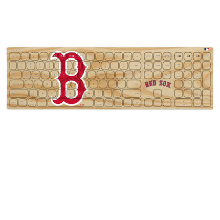Boston Red Sox Baseball Bat Curved Wireless Keyboard