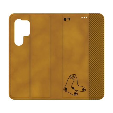 Boston Red Sox Burn Folio Phone Case for Samsung Galaxy