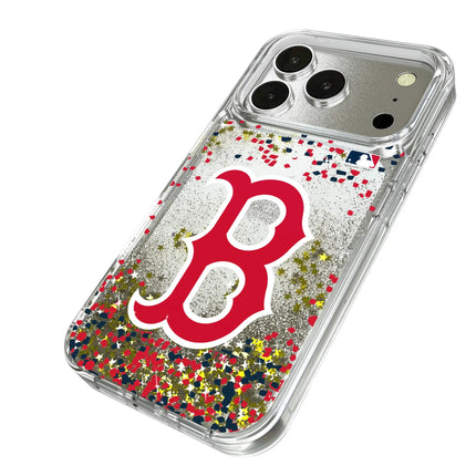 Boston Red Sox Confetti Glitter Phone Case for Apple iPhone