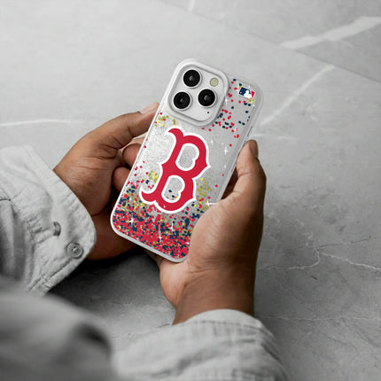 Boston Red Sox Confetti Glitter Phone Case for Apple iPhone